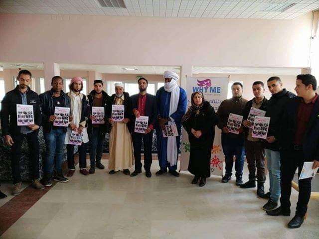 Zahia during a conflict resolution and reconciliation training with
youth from Zitan, Mashashiya and Kikla