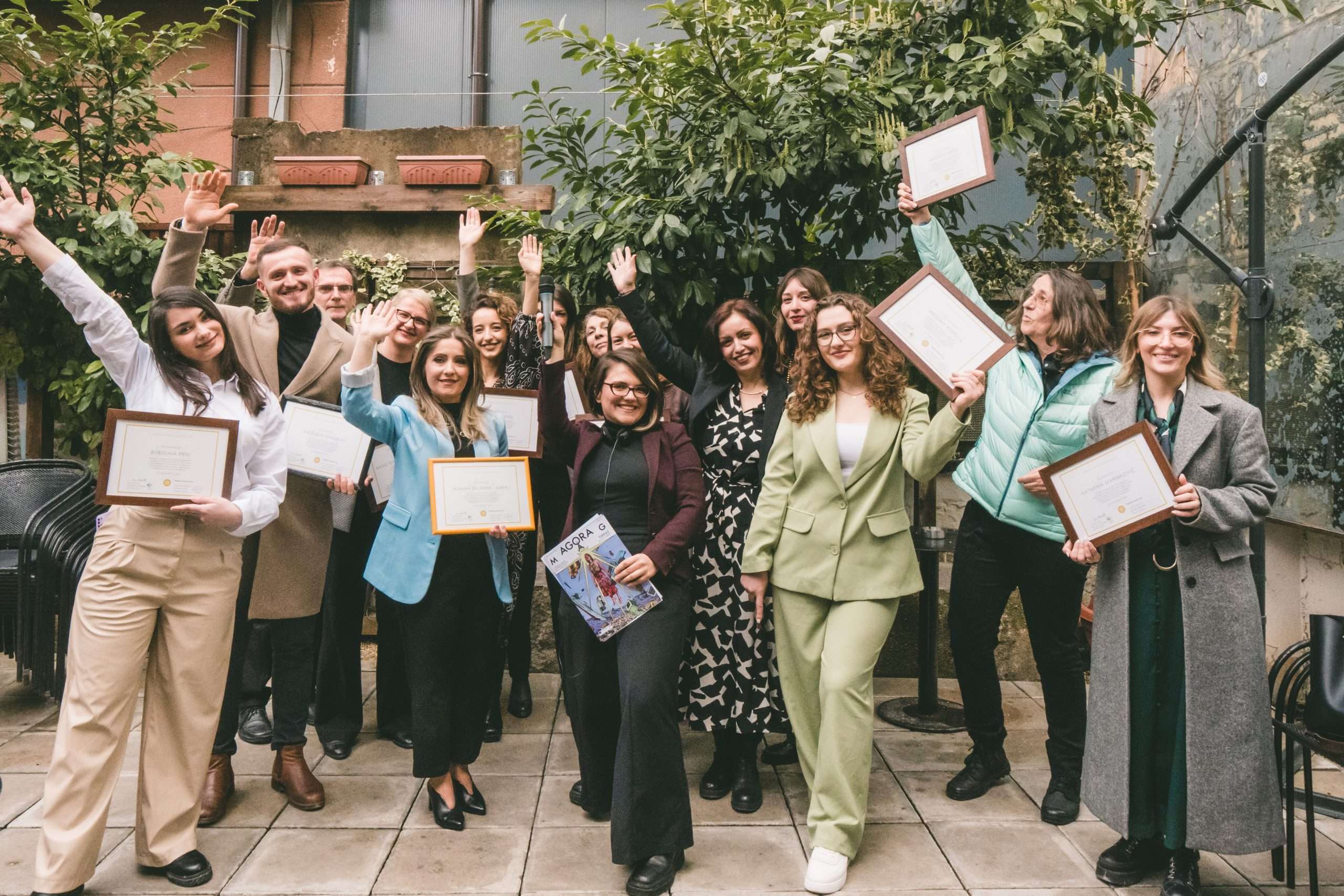 DSC09202 Participants of the Media Award, Pristina